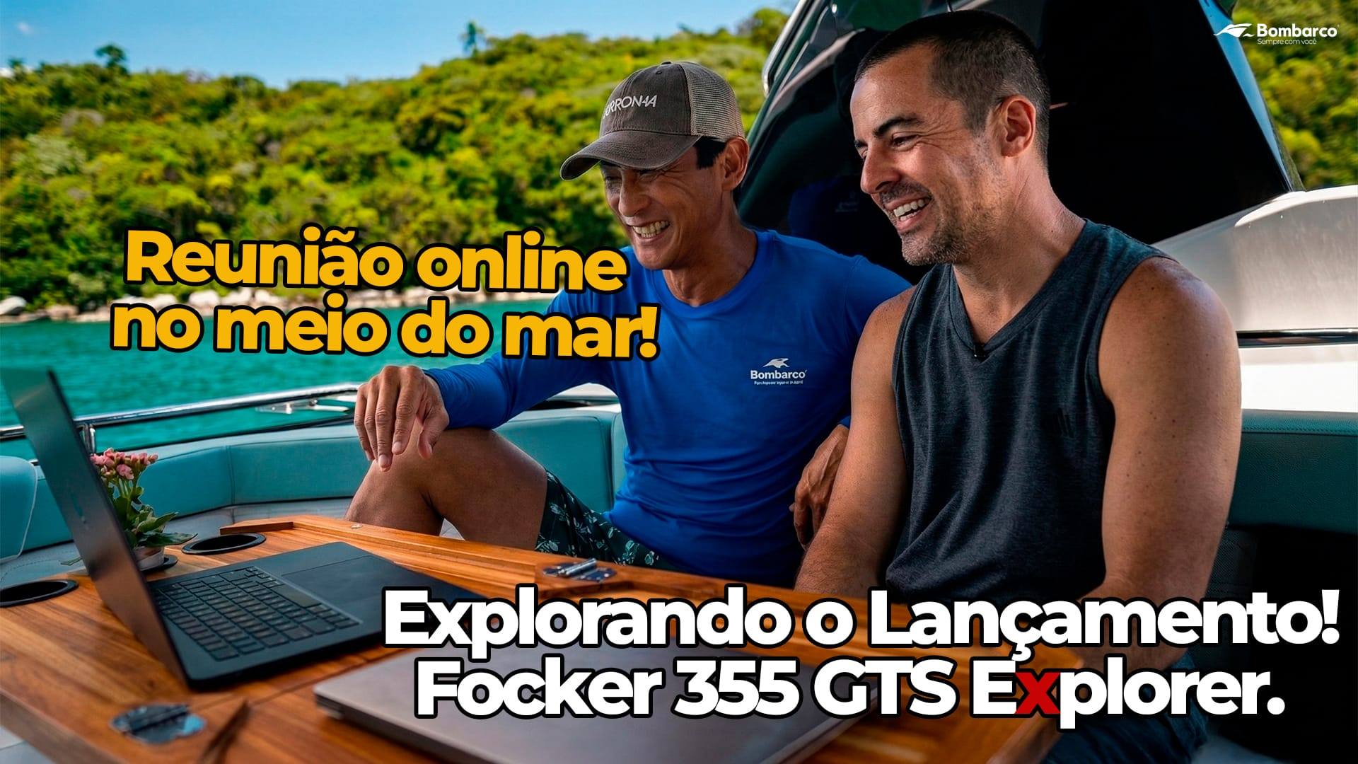 Focker 355 GTS Explorer reforça tendência de lanchas multifuncionais com maior área útil e conectividade a bordo