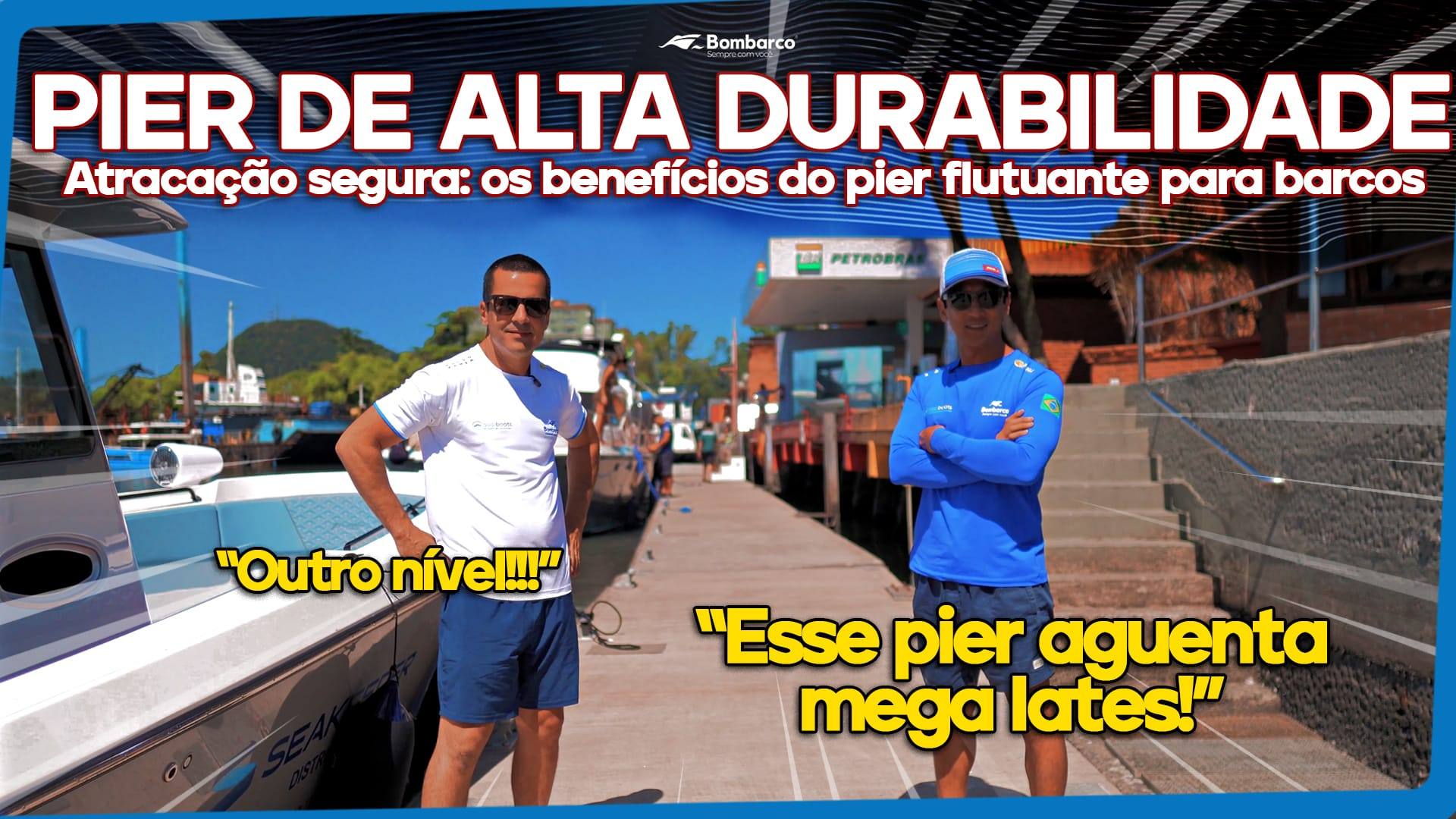 Píeres flutuantes de concreto substituem estruturas fixas