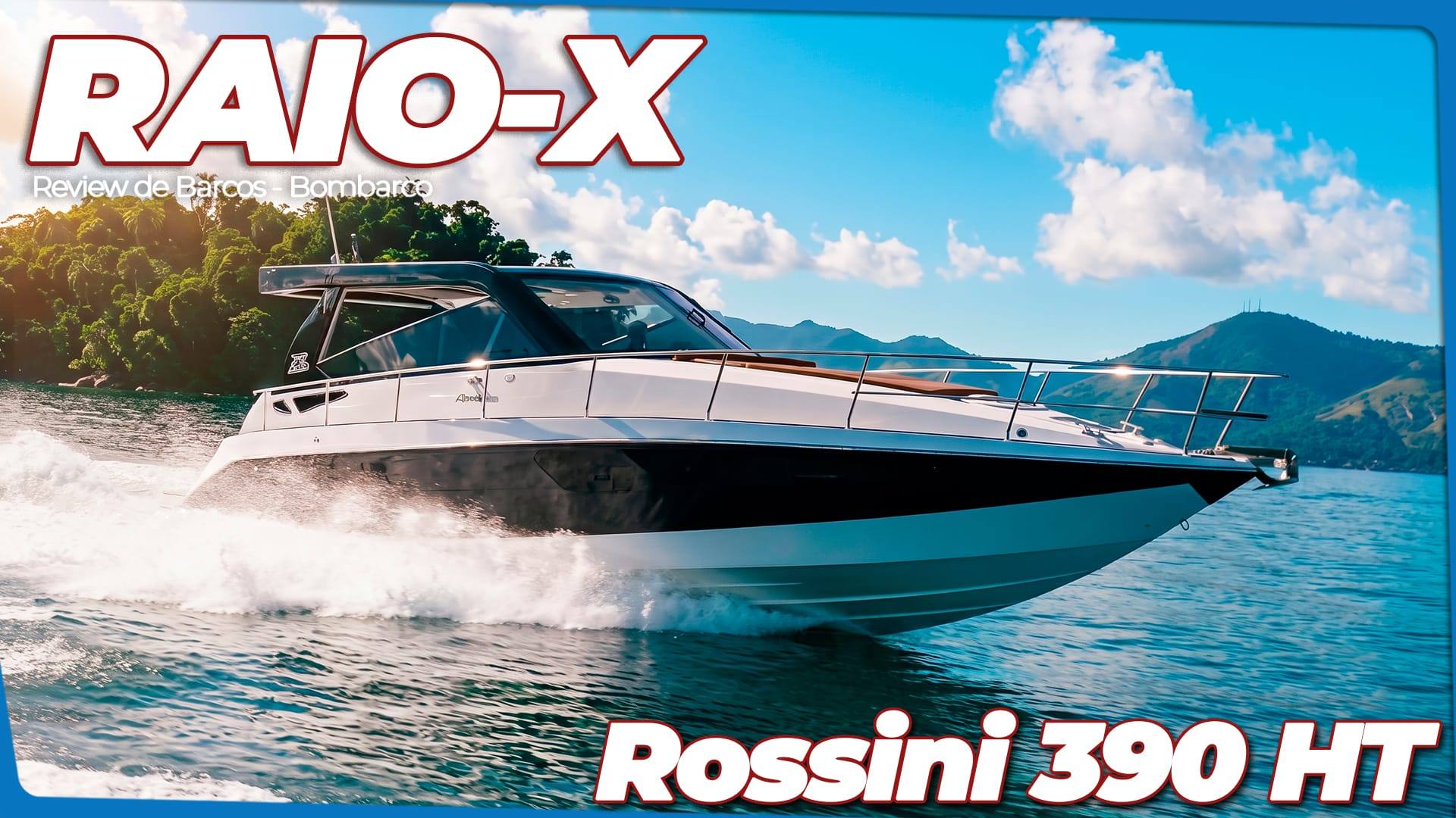 Rossini R390 HT: conheça a lancha de 39 pés com casco navegador