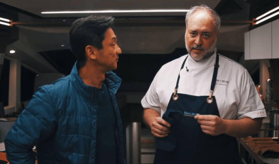 Alta gastronomia a bordo: Vinci Mare leva experiência exclusiva para iates de luxo