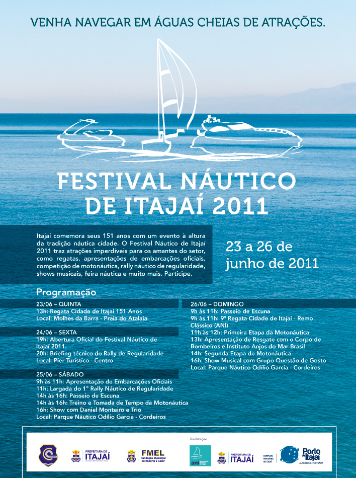 Festival Náutico de Itajaí acontece neste feriado
