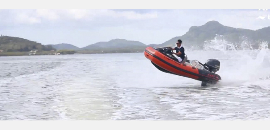 Gamper Kart 35, o potente barco inflável