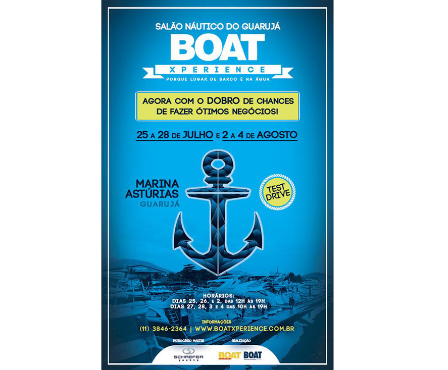 Boat Xperience: 7ª edição do salão náutico vai até 4 de agosto