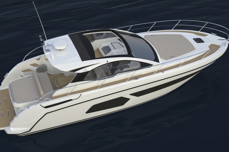 Azimut Yachts divulga imagens da Atlantis 43