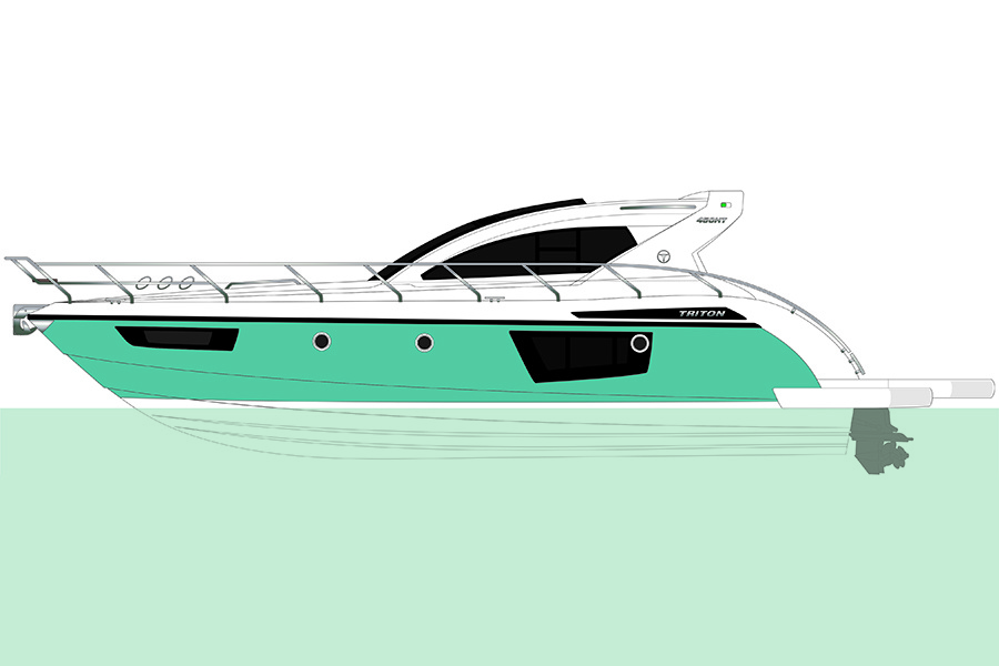 BOATSP apresenta nova Triton 460 HT no Festival Náutico Tedesco Marina