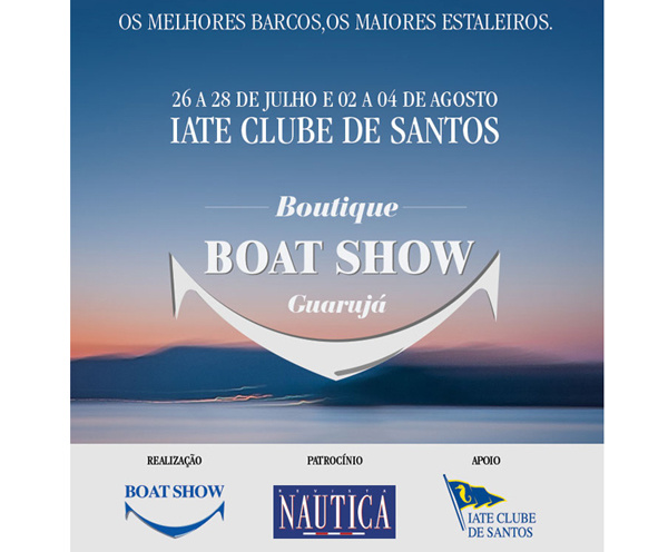 Boutique Boat Show Guarujá expõe lanchas com 35 pés ou mais