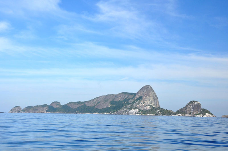 Expedições de avistagem de golfinhos, baleias e aves em Alcatrazes (ESEC Tupinambás)