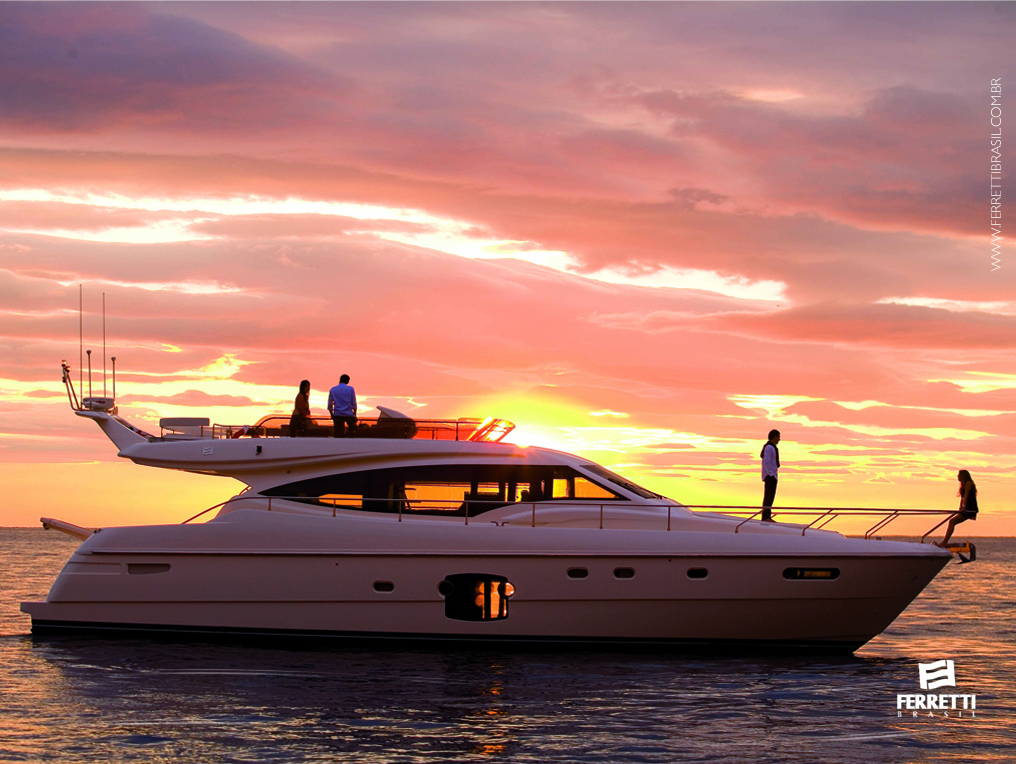 Ferretti recebe clientes em Jurerê Internacional (SC) com test-drive de barcos