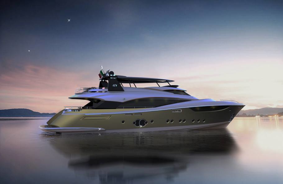 Monte Carlo Yachts apresenta projeto de novo MCY 105