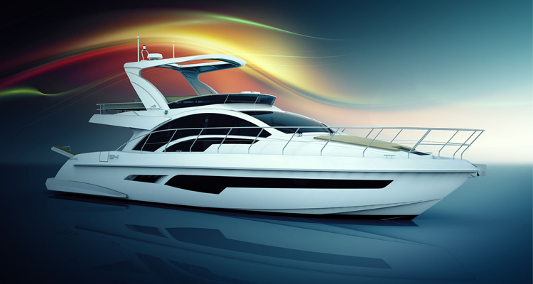 Nova lancha Intermarine 54