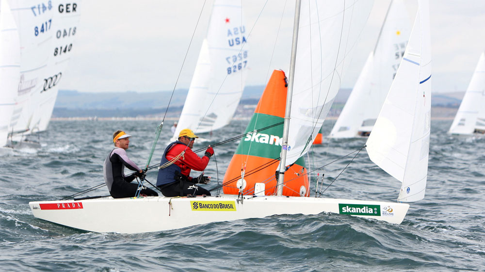 Robert Scheidt e Bruno Prada vencem segunda regata no quarto dia da Skandia Sail For Gold