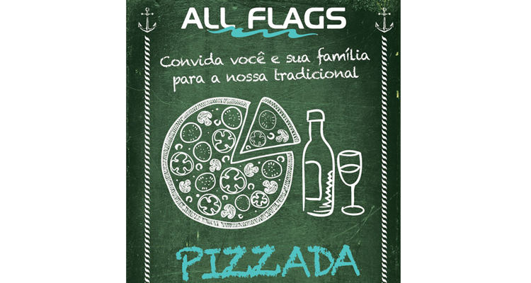Tradicional Pizzada da All Flags