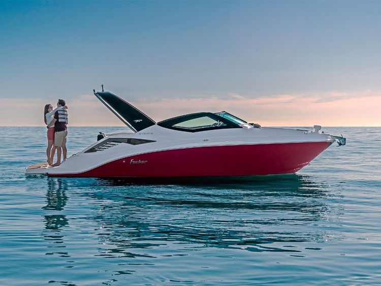 フィレンツエ Fibrafort Focker 272 GTO - Flybridge com 300 HP 8.58 pés | Bombarco